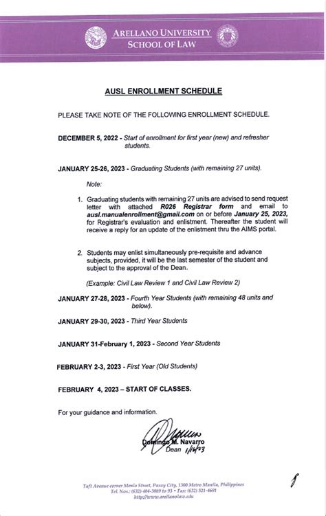 Transferring to Arellano Law School as a 4th yr student : .